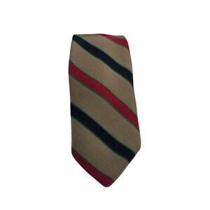 Rooster Ruffler Rep tie Vintage 60s Retro Wool Silk Preppy Philly, PA USA